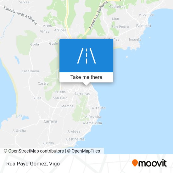 Rúa Payo Gómez map