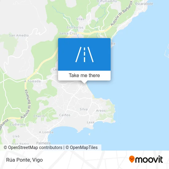Rúa Ponte map