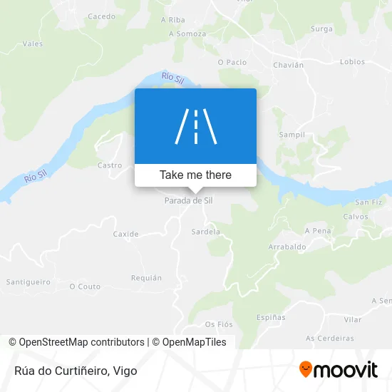 Rúa do Curtiñeiro map