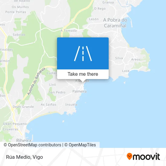 Rúa Medio map