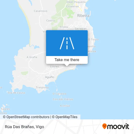 Rúa Das Brañas map