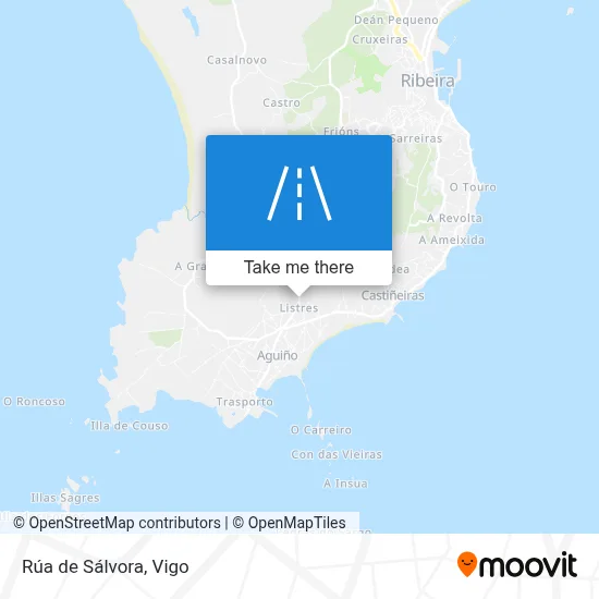 Rúa de Sálvora map