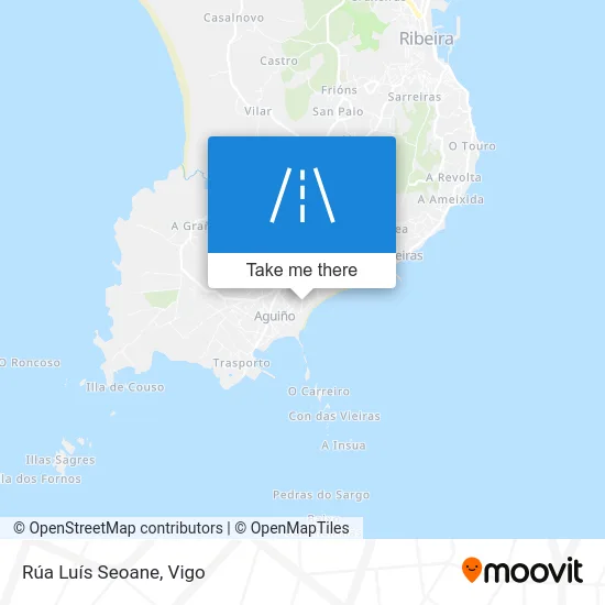 Rúa Luís Seoane map