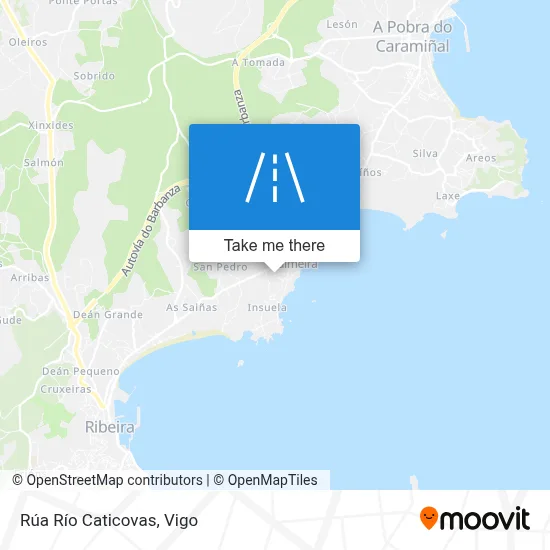 Rúa Río Caticovas map