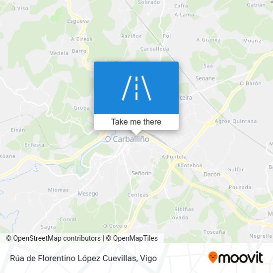Rúa de Florentino López Cuevillas map
