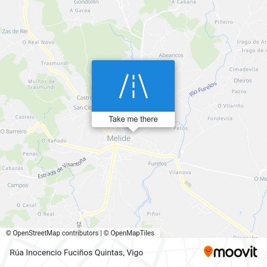 Rúa Inocencio Fuciños Quintas map