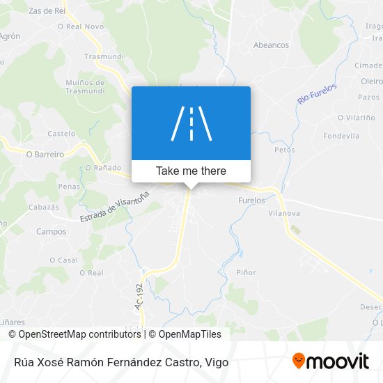 Rúa Xosé Ramón Fernández Castro map