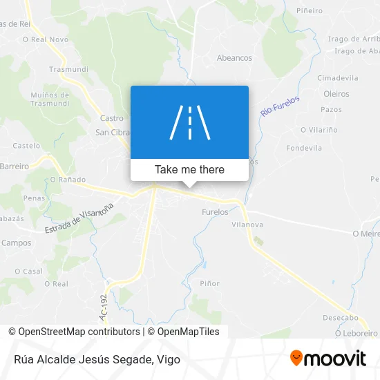 Rúa Alcalde Jesús Segade map
