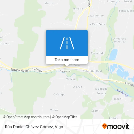 Rúa Daniel Chávez Gómez map