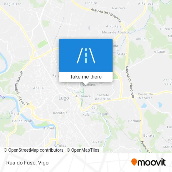 Rúa do Fuso map
