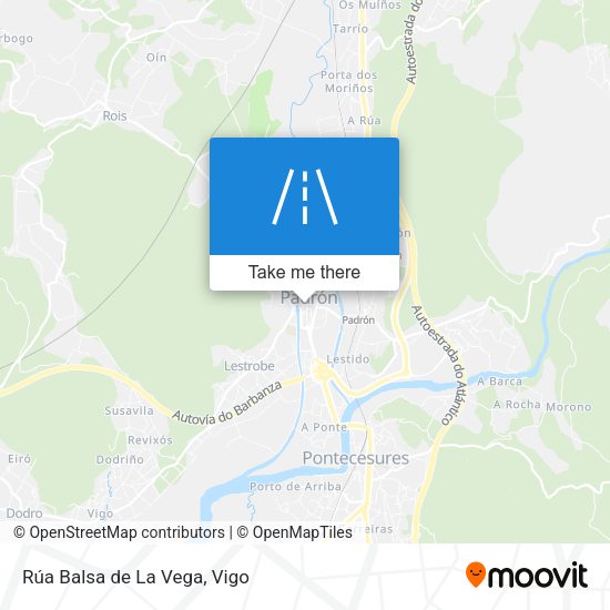 Rúa Balsa de La Vega map