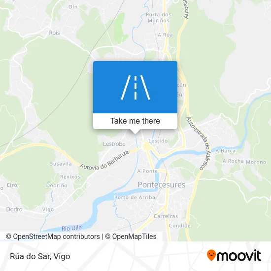 Rúa do Sar map