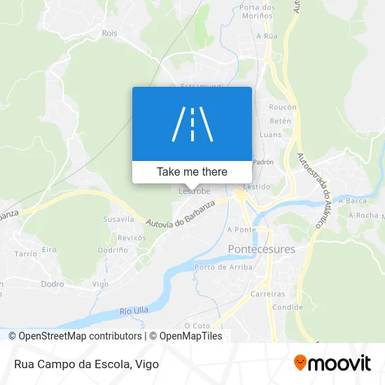 Rua Campo da Escola map