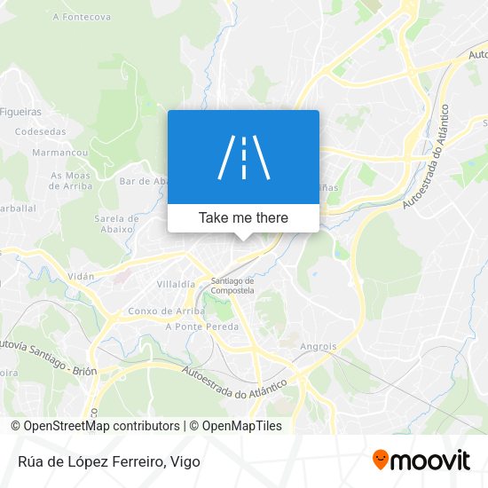 Rúa de López Ferreiro map
