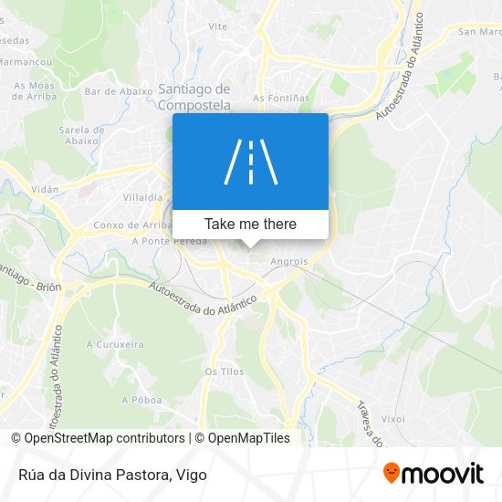 Rúa da Divina Pastora map