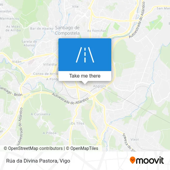Rúa da Divina Pastora map