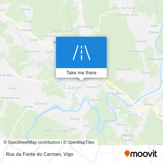 Rúa da Fonte do Carmen map