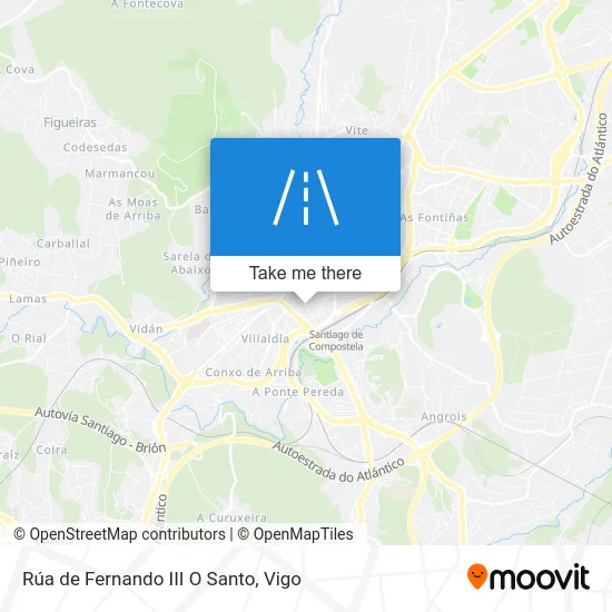 Rúa de Fernando III O Santo map