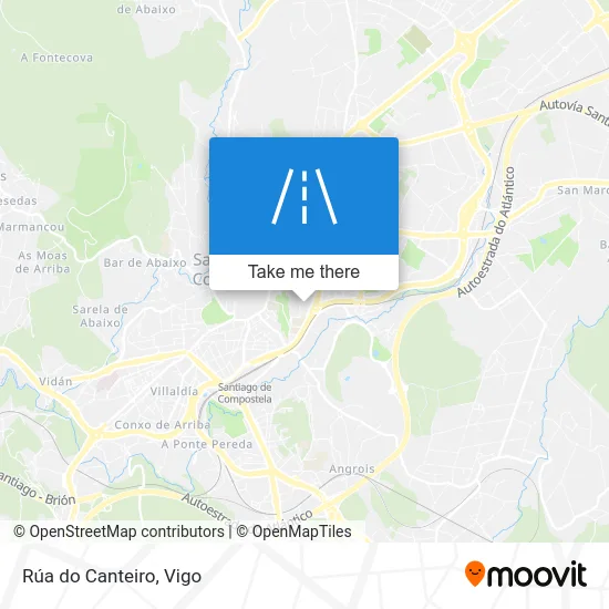 Rúa do Canteiro map