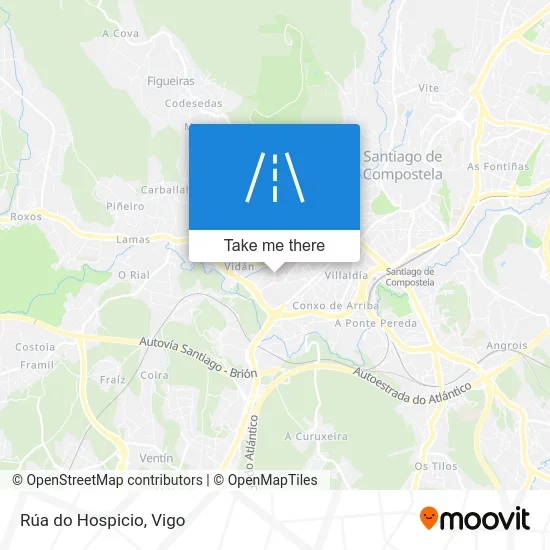Rúa do Hospicio map