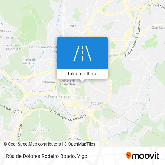Rúa de Dolores Rodeiro Boado map