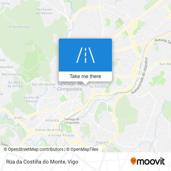 Rúa da Costiña do Monte map