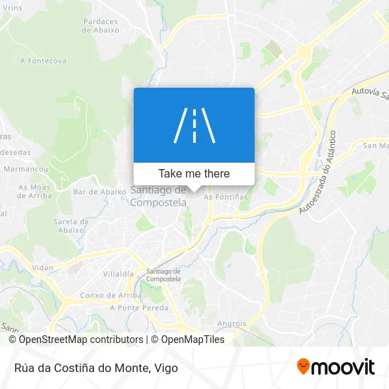 Rúa da Costiña do Monte map