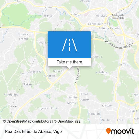 Rúa Das Eiras de Abaixo map