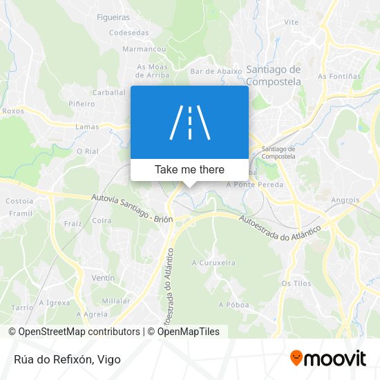 Rúa do Refixón map