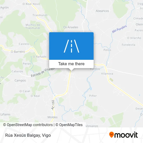 Rúa Xesús Balgay map