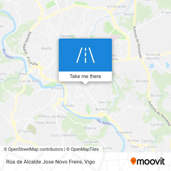 Rúa de Alcalde Jose Novo Freire map
