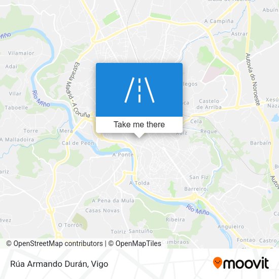 Rúa Armando Durán map