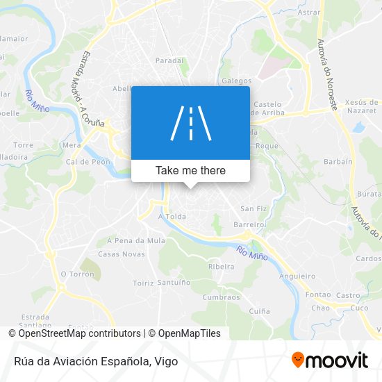 Rúa da Aviación Española map