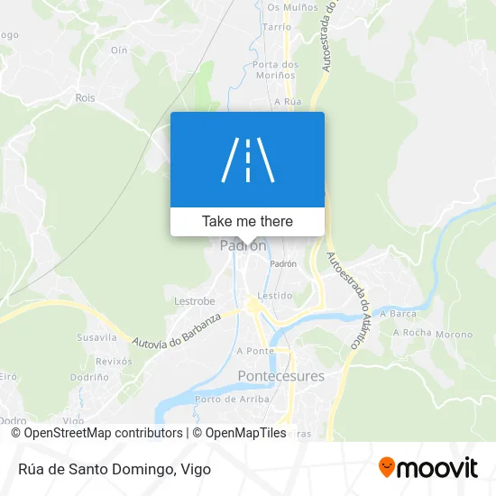 Rúa de Santo Domingo map