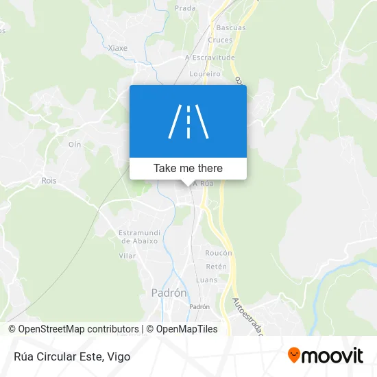 Rúa Circular Este map