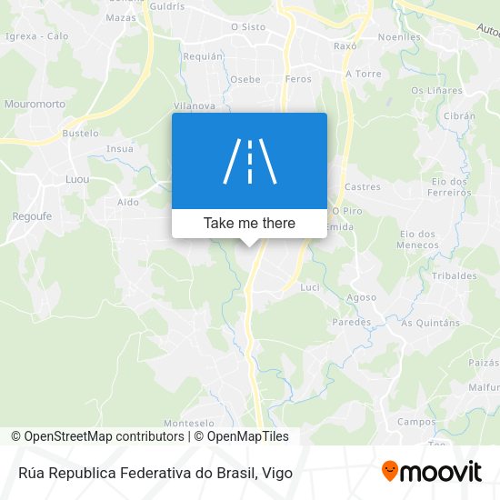 Rúa Republica Federativa do Brasil map