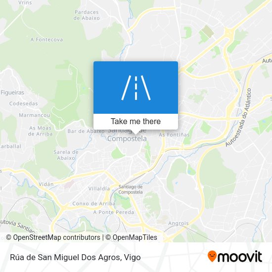 Rúa de San Miguel Dos Agros map