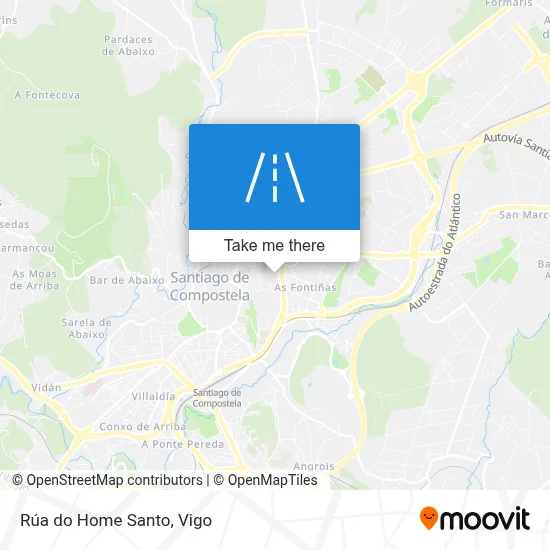 Rúa do Home Santo map
