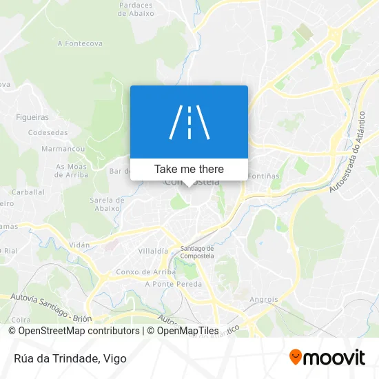 Rúa da Trindade map