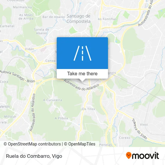 Ruela do Combarro map