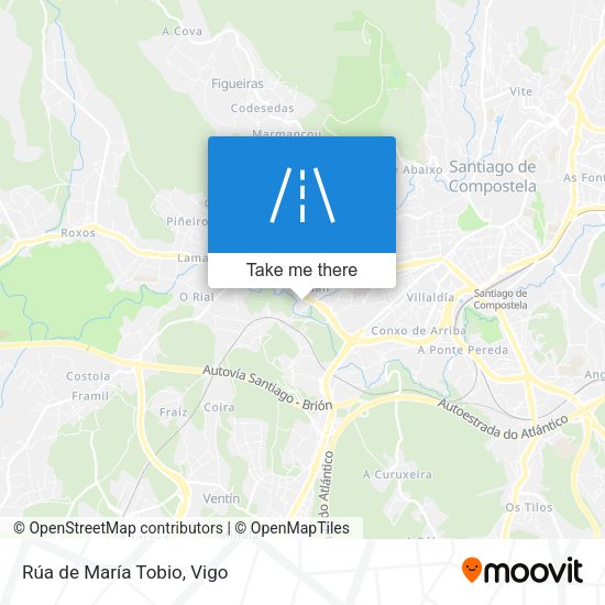 Rúa de María Tobio map