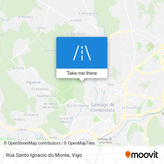 Rúa Santo Ignacio do Monte map