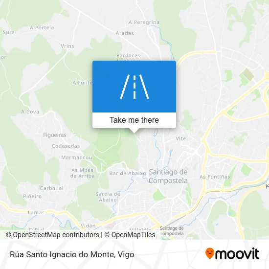 Rúa Santo Ignacio do Monte map