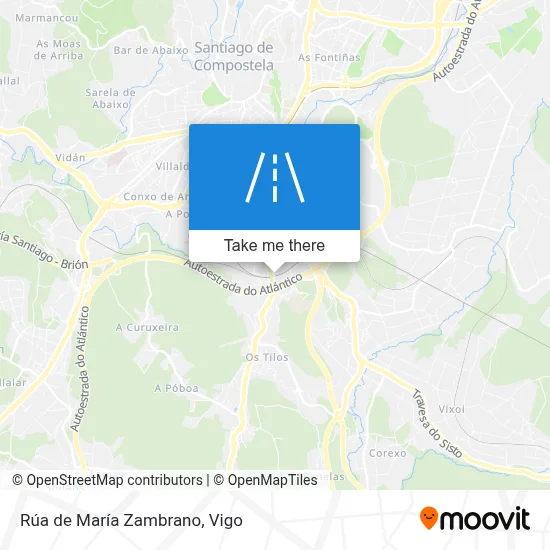 Rúa de María Zambrano map