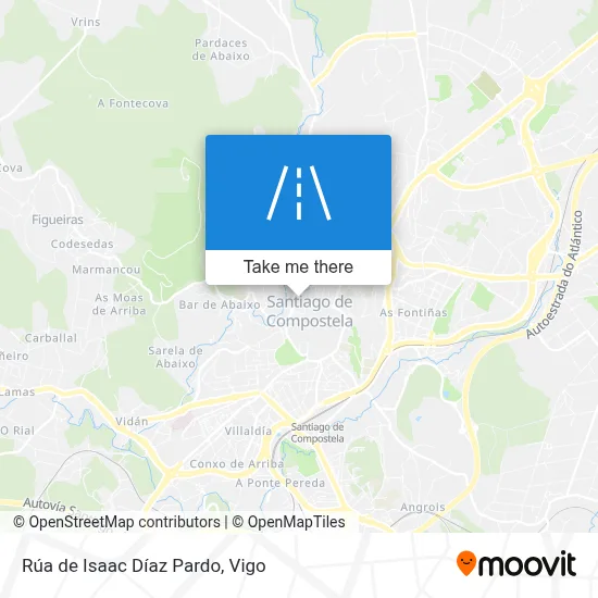 Rúa de Isaac Díaz Pardo map