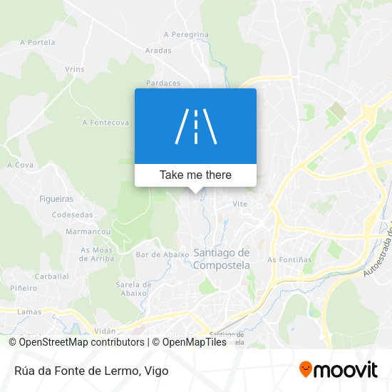Rúa da Fonte de Lermo map