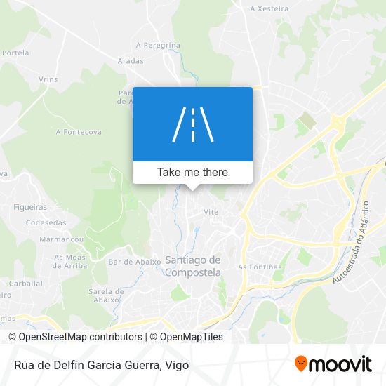 Rúa de Delfín García Guerra map