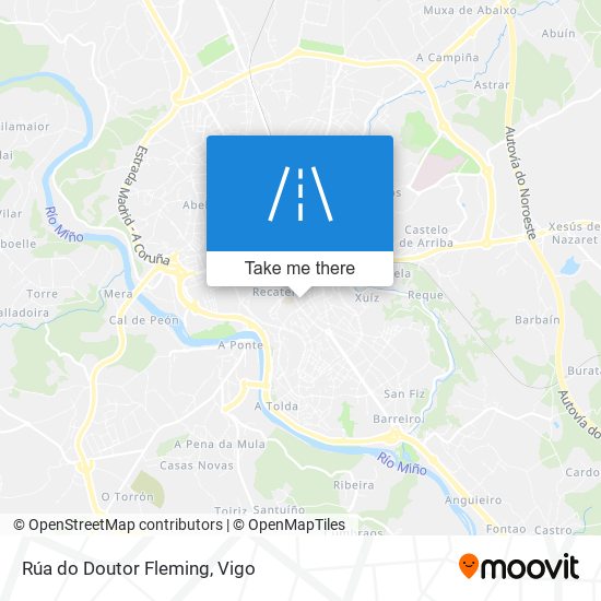 mapa Rúa do Doutor Fleming