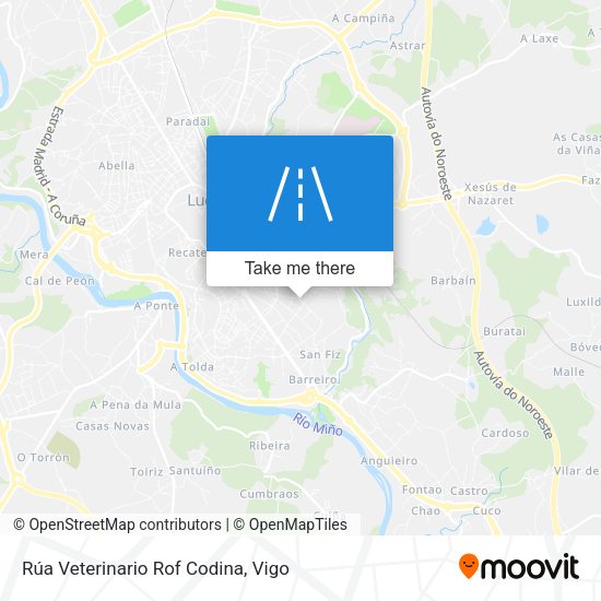 Rúa Veterinario Rof Codina map