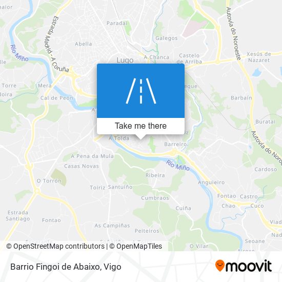 mapa Barrio Fingoi de Abaixo